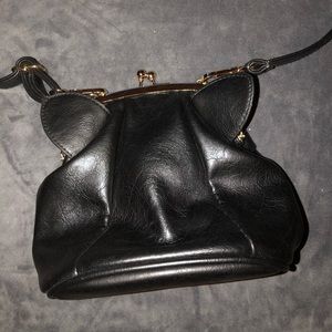 Meowington kitty ear mini purse